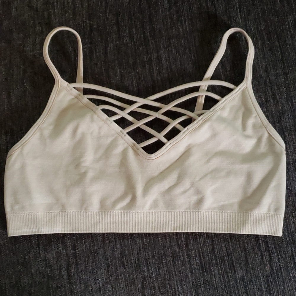 Brand new W/O Tags bralette beige Sz. XS